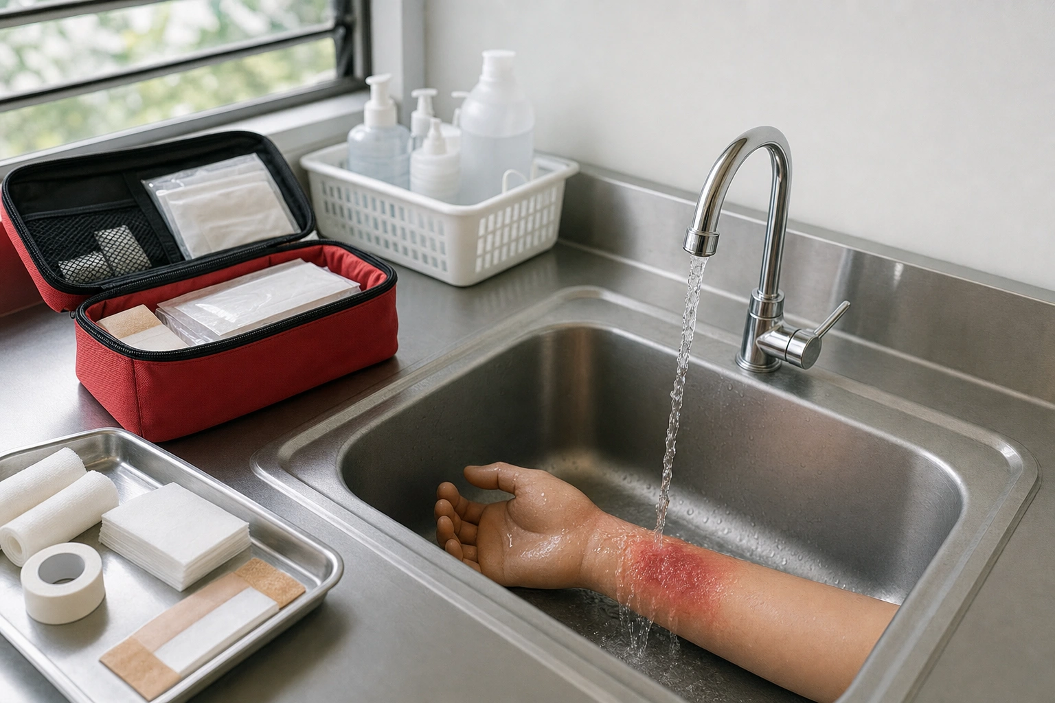 First Aid Principles for Burns